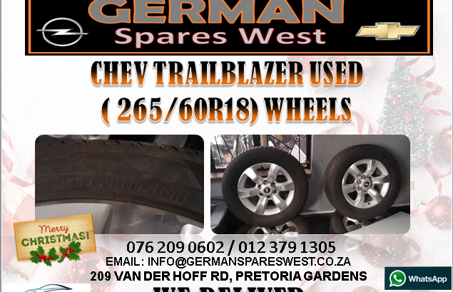 CHEV TRAILBLAZER USED ( 265/60R18) WHEELS FOR SALE