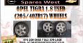 OPEL TIGRA 1.8 USED (205/40ZR17) WHEELS FOR SALE
