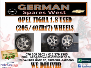 OPEL TIGRA 1.8 USED (205/40ZR17) WHEELS FOR SALE