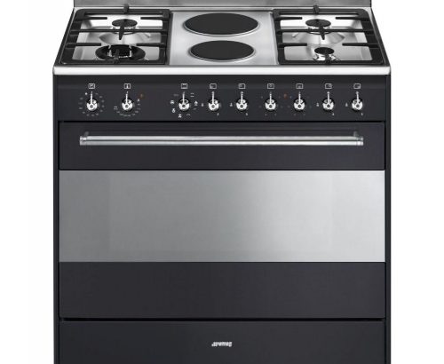 Smeg 90cm Anthracite Concert Cooker / Gas Stove