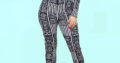 Fashion Black Round Neck Zip-Up Stretch Jumpsuits
