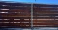 Wooden driveway gates and Nutec gates