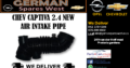 CHEV CAPTIVA 2.4 NEW AIR INTAKE PIPE FOR SALE
