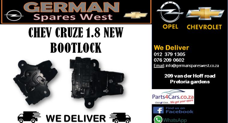 CHEV CRUZE 1.8 NEW BOOTLOCK FOR SALE