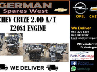 CHEV CRUZE 2.0D Z20S1 ENGINE FOR SALE