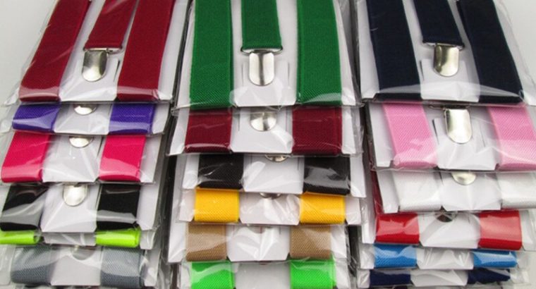 High Quality Children Suspenders-Clip-on Y-back