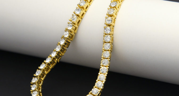 1 Row Iced Out Tennis Bracelets-Cz Stones