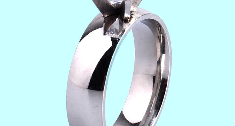 Stainless Steel Wedding/Engagement/Proposal rings