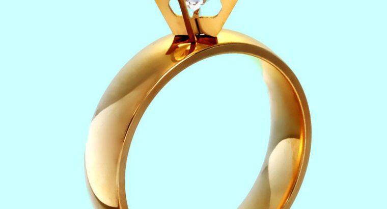Stainless Steel Wedding/Engagement/Proposal rings