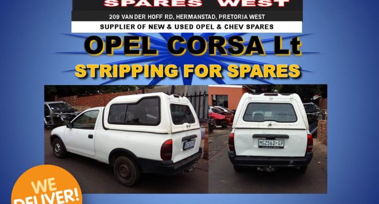 STRIPPING FOR SPARES: Opel Corsa Lt – 1.3 Diesel