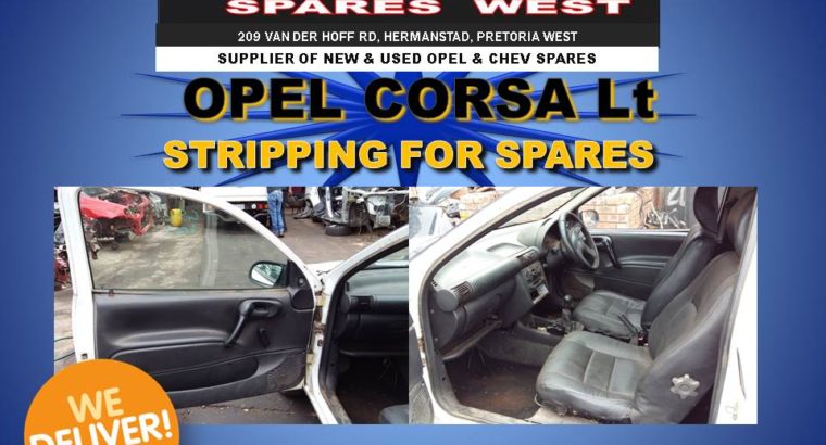 STRIPPING FOR SPARES: Opel Corsa Lt – 1.3 Diesel