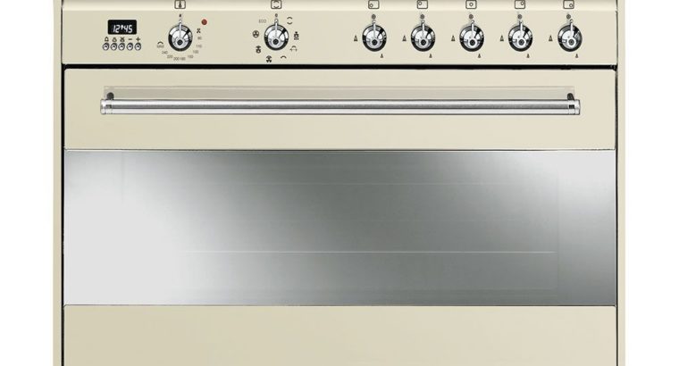 Smeg 90cm Vintage Cream Concert Cooker & Oven