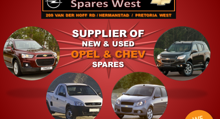 We sell New & Used Opel & Chev parts!