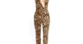 Leopard Jumpsuit-Casual-Formal Wear-Party,Clubbing