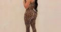 Leopard Jumpsuit-Casual-Formal Wear-Party,Clubbing