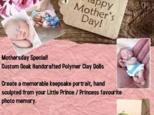 Custom Ooak Handcrafted Polymer Clay Dolls