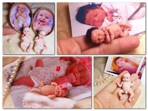 Custom Ooak Handcrafted Polymer Clay Dolls