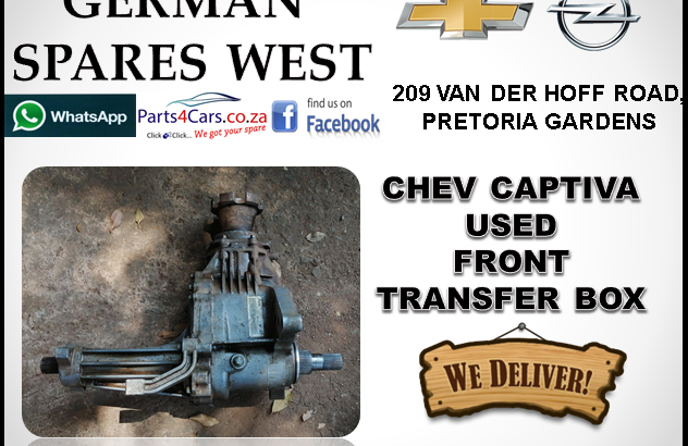 CHEV CAPTIVA USED FRONT TRANSFER BOX FOR SALE