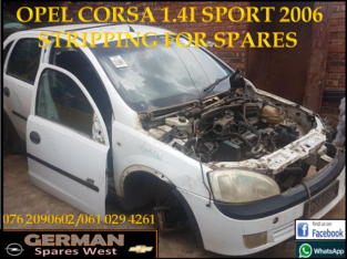 OPEL CORSA 1.4I SPORT 2006 STRIPPING FOR SPARES