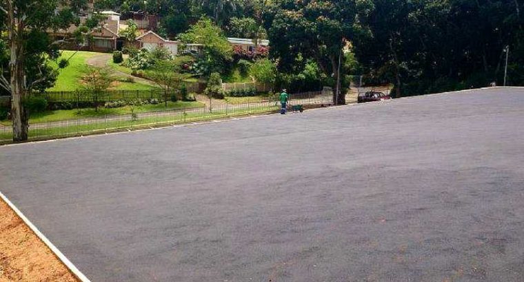 Asphalting, paving and retaining walls