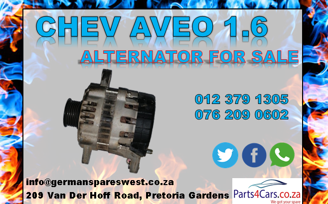 CHEV AVEO 1.6 USED ALTERNATOR FOR SALE