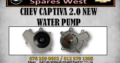 CHEV CAPTIVA 2.0 NEW WATER PUMP FOR SALE