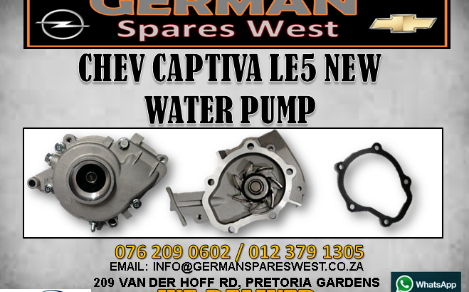 CHEV CAPTIVA LE5 NEW WATER PUMP FOR SALE