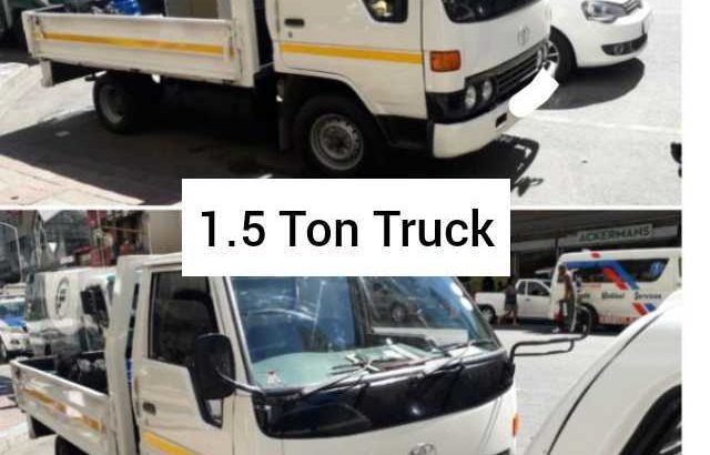 1 Ton to 3.5 Ton Vehicles for hire from R250 per load