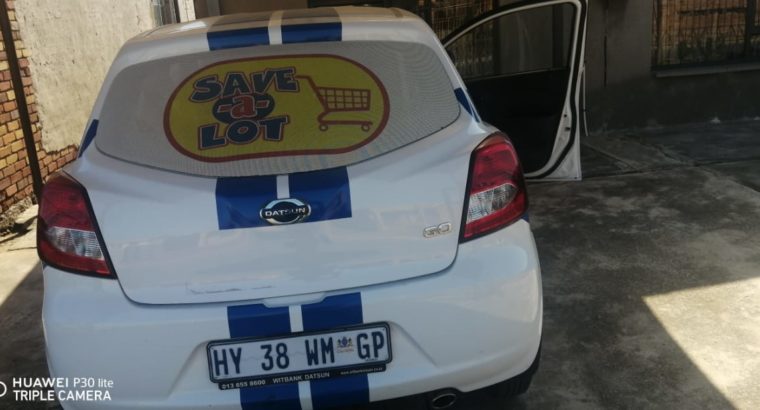 DATSUN GO FOR SALE STILL NEW VERY CLEAN AND NEAT