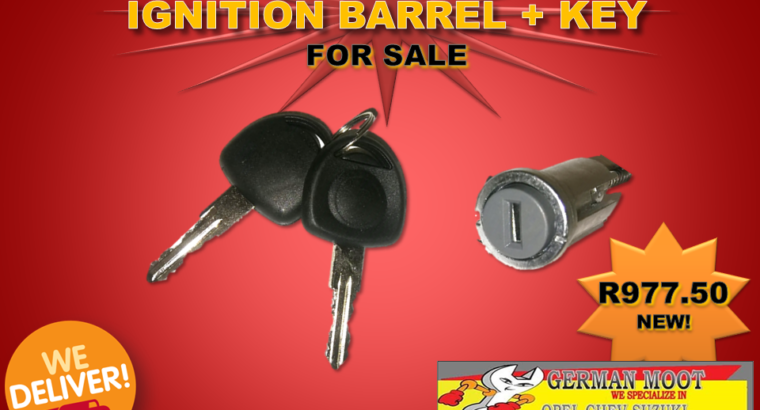 Opel Corsa B – Ignition Barrel + Key FOR SALE! NEW