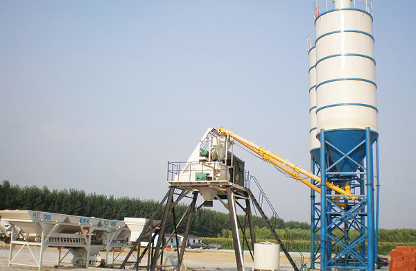 Skip Hoist Concrete Batching Plant for Sale
