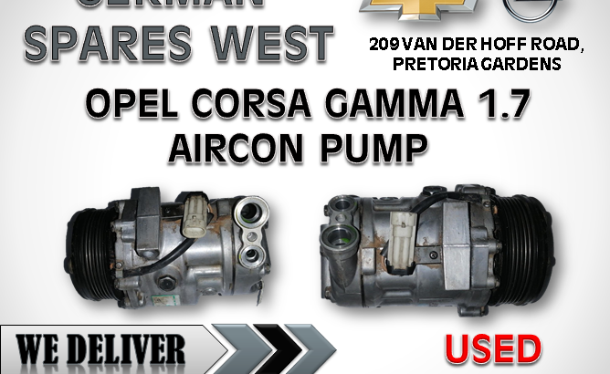 OPEL CORSA GAMMA 1.7 USED AIRCON PUMP FOR SALE