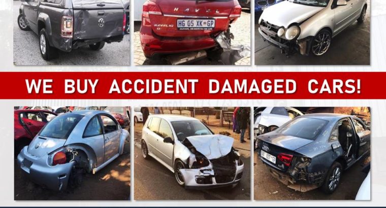 WE BUY DAMAGED CARS !