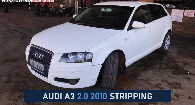 Audi A3 2.0 2010 Used Spare Parts