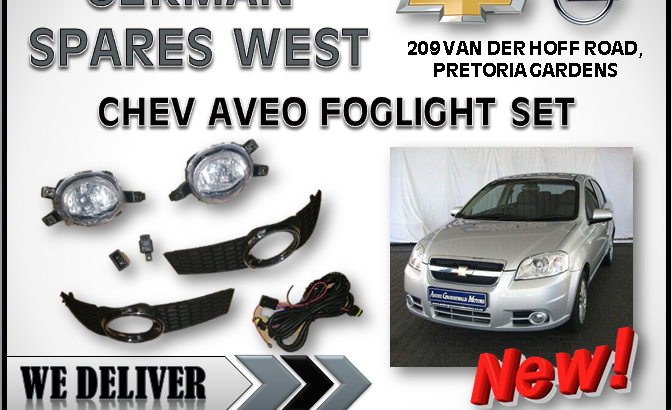CHEV AVEO NEW FOGLIGHT SET FOR SALE