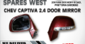 CHEV CAPTIVA 2.4 USED DOOR MIRROR FOR SALE