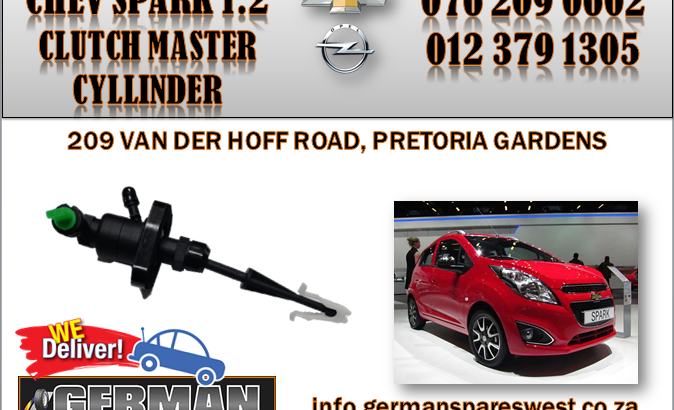 CHEV SPARK 3 1.2 NEW CLUTCH MASTER CYLINDER FOR SALE