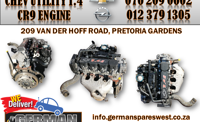 CHEVROLET UTILITY1.4 USED CR9 ENGINE FOR SALE