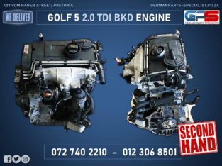 Volkswagen Golf 5 2.0 TDI BKD Used Engine