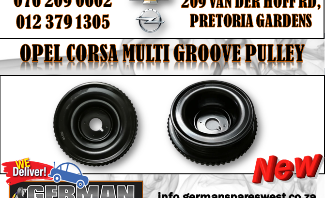 OPEL CORSA MULTI GROOVE PULLEY FOR SALE