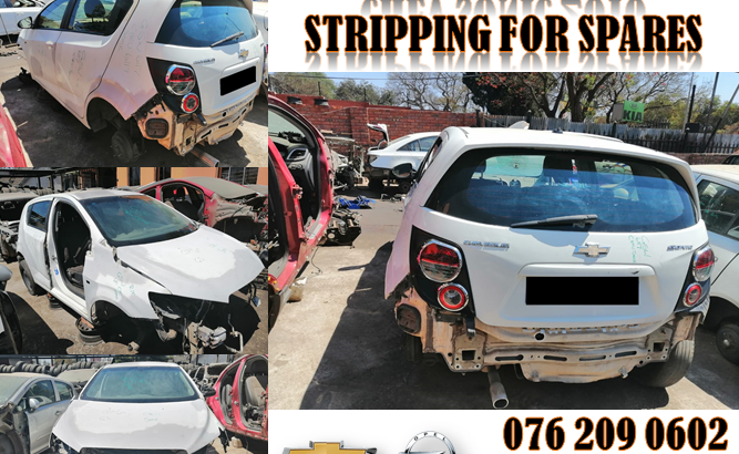 CHEV SONIC 2010 USED SPARES FOR SALE