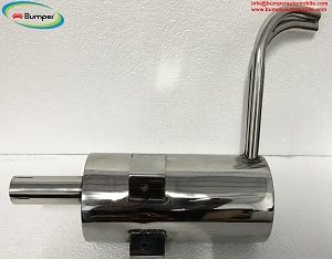 Heinkel Kabine Trojan Stainless Steel Exhaust New