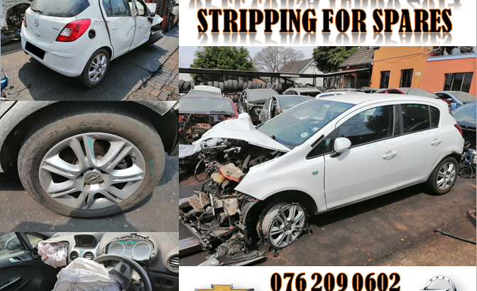 OPEL CORSA TURBO 2014 USED REPLACEMENT SPARES FOR SALE