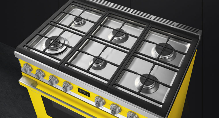 Smeg 90CM Portofino 6 Burner Gas / Electric Stove – CPF9GMYW