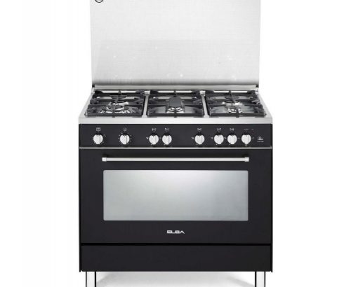 ELBA 900mm Burner Gas / Electric Stove Black