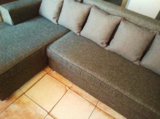 brand new grey Lshape couch on sale for R2999