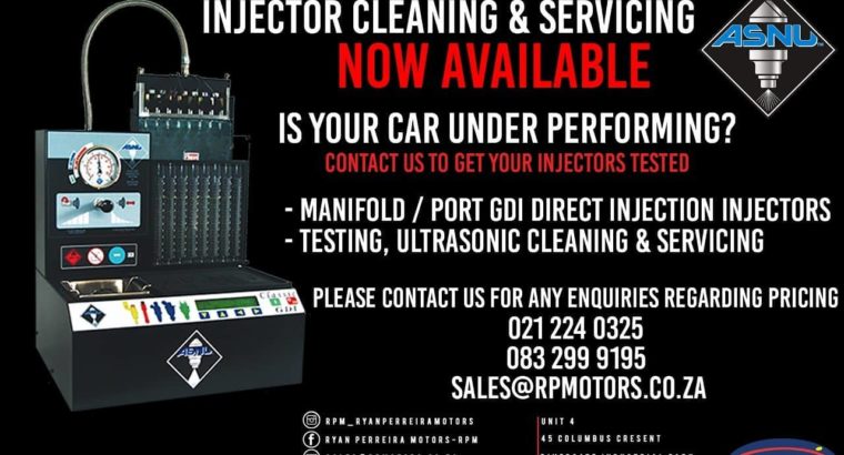 Injector Testing, Servicing & Cleaning