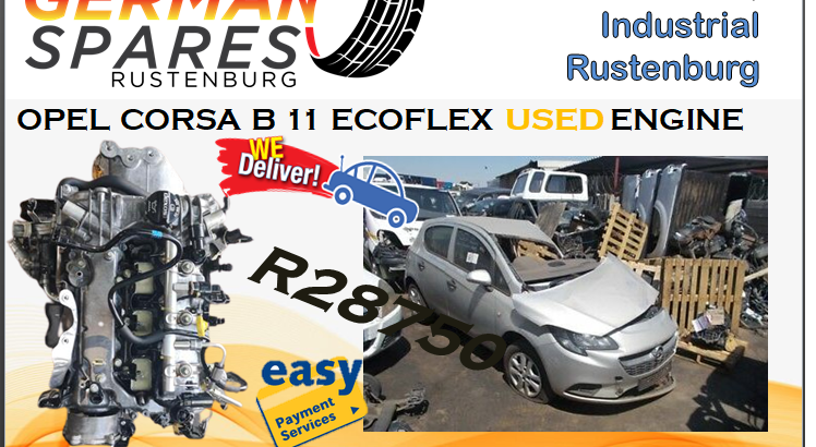 OPEL CORSA B11 ECOFLEX USED ENGINE FOR SALE!!!
