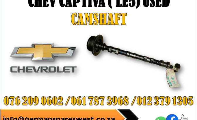 CHEV CAPTIVA ( LE5) USED CAMSHAFT FOR SALE