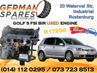 GOLF 5 FSI BIR USED ENGINE FOR SALE!!!